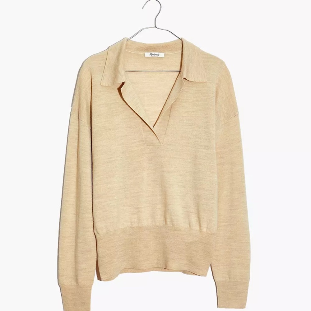 Madewell Polo Sweater Top